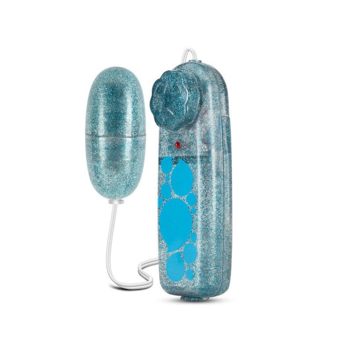 B Yours Glitter Power Bullet - Blue - Glitter Blue 5.5 cm Bullet – Sex toys NZ by Naughtyhut. Discreet delivery nationwide.