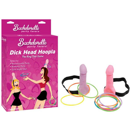 Buy Bachelorette Party Favors Dick Head Hoopla - Ring Toss Game – Naughtyhut NZ sex toys online. Discreet delivery & top brands.