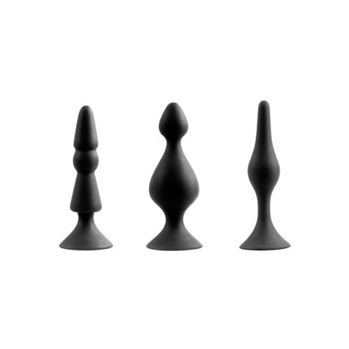 Back Up 3 in 1 Assorted Kit - Black – Sex toys NZ by Naughtyhut. Discreet delivery nationwide.