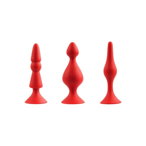 Back Up 3 in 1 Assorted Kit - Red – Sex toys NZ by Naughtyhut. Discreet delivery nationwide.