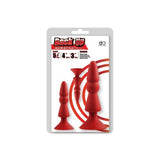 Buy Back Up 3 in 1 Tiered Kit - Red – Naughtyhut NZ sex toys online. Discreet delivery & top brands.