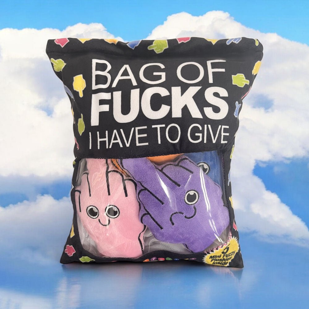 Buy Bag Of Fucks I Have To Give - Mini Fuzzy FU Plushy Pillows - Set of 5 – Naughtyhut NZ sex toys online. Discreet delivery & top brands.