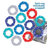 Buy Baller's Dozen - Beaded - Individually Wrapped Cock Rings - Pack of 12 – Naughtyhut NZ sex toys online. Discreet delivery & top brands.
