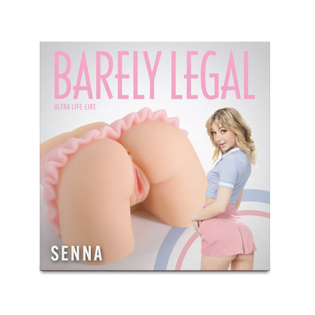 Buy Barely Legal Senna - White - Flesh Mini Doggy Style Masturbator – Naughtyhut NZ sex toys online. Discreet delivery & top brands.