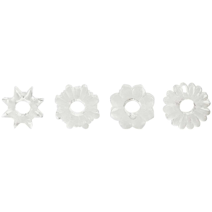 Basic Essentials® Super - stretchy TPR Enhancers - Clear – Sex toys NZ by Naughtyhut. Discreet delivery nationwide.