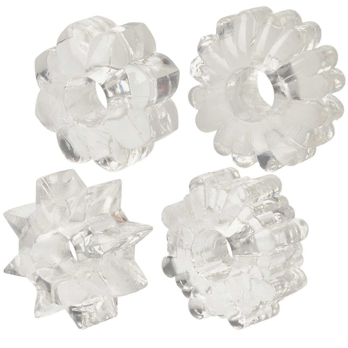 CalExotics Basic Essentials® Super-stretchy TPR Enhancers, Clear