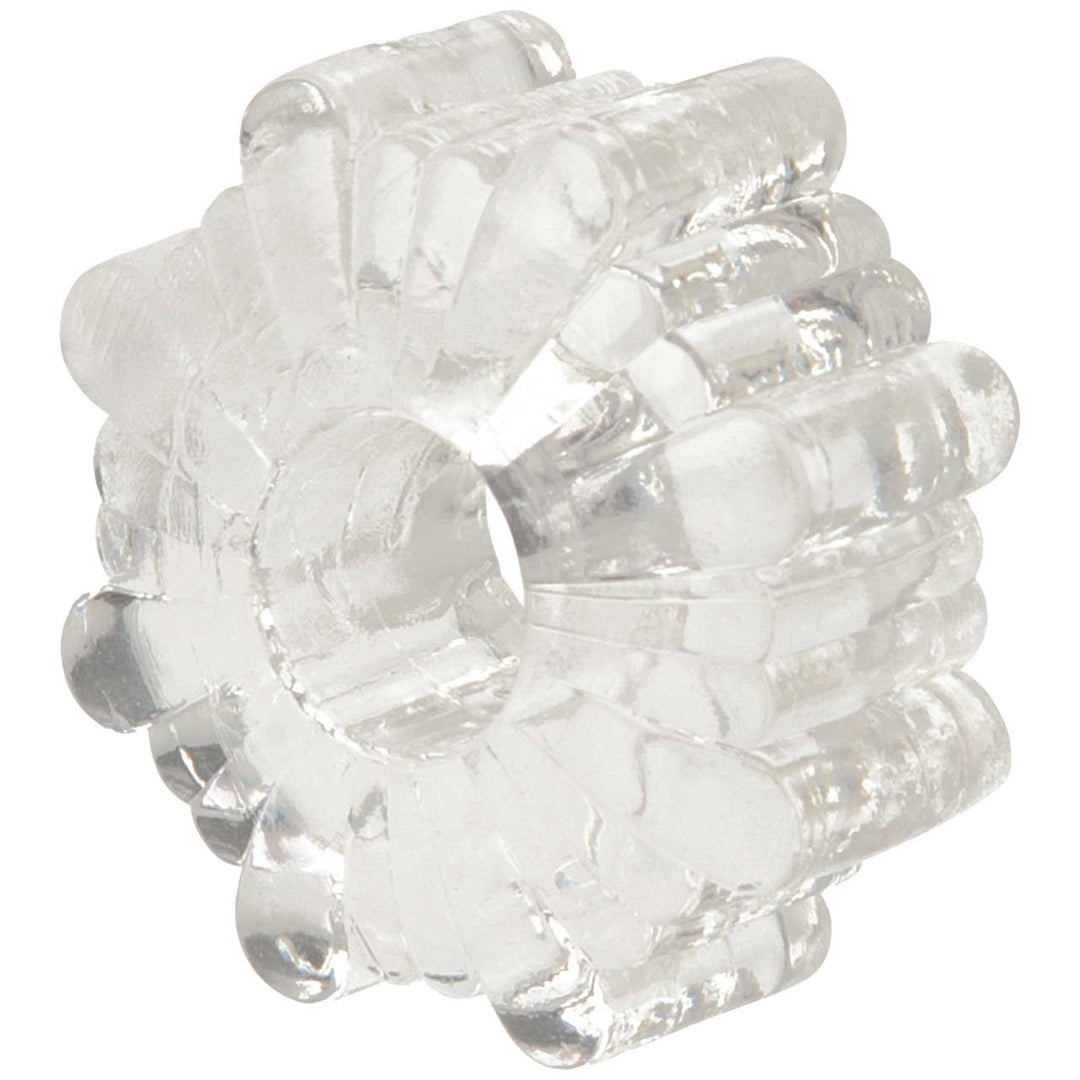 Basic Essentials® Super - stretchy TPR Enhancers - Clear – Sex toys NZ by Naughtyhut. Discreet delivery nationwide.