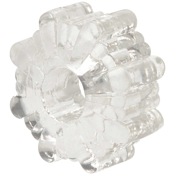 Basic Essentials® Super - stretchy TPR Enhancers - Clear – Sex toys NZ by Naughtyhut. Discreet delivery nationwide.