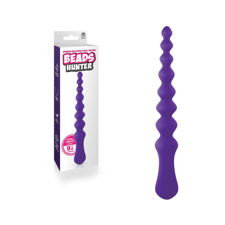 Buy Beads Hunter - Purple - Purple 24.1 cm Anal Beads – Naughtyhut NZ sex toys online. Discreet delivery & top brands.