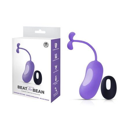 Buy Beat The Bean - Purple USB Rechargeable Vibrating Egg with Wireless Remote – Naughtyhut NZ sex toys online. Discreet delivery & top brands.