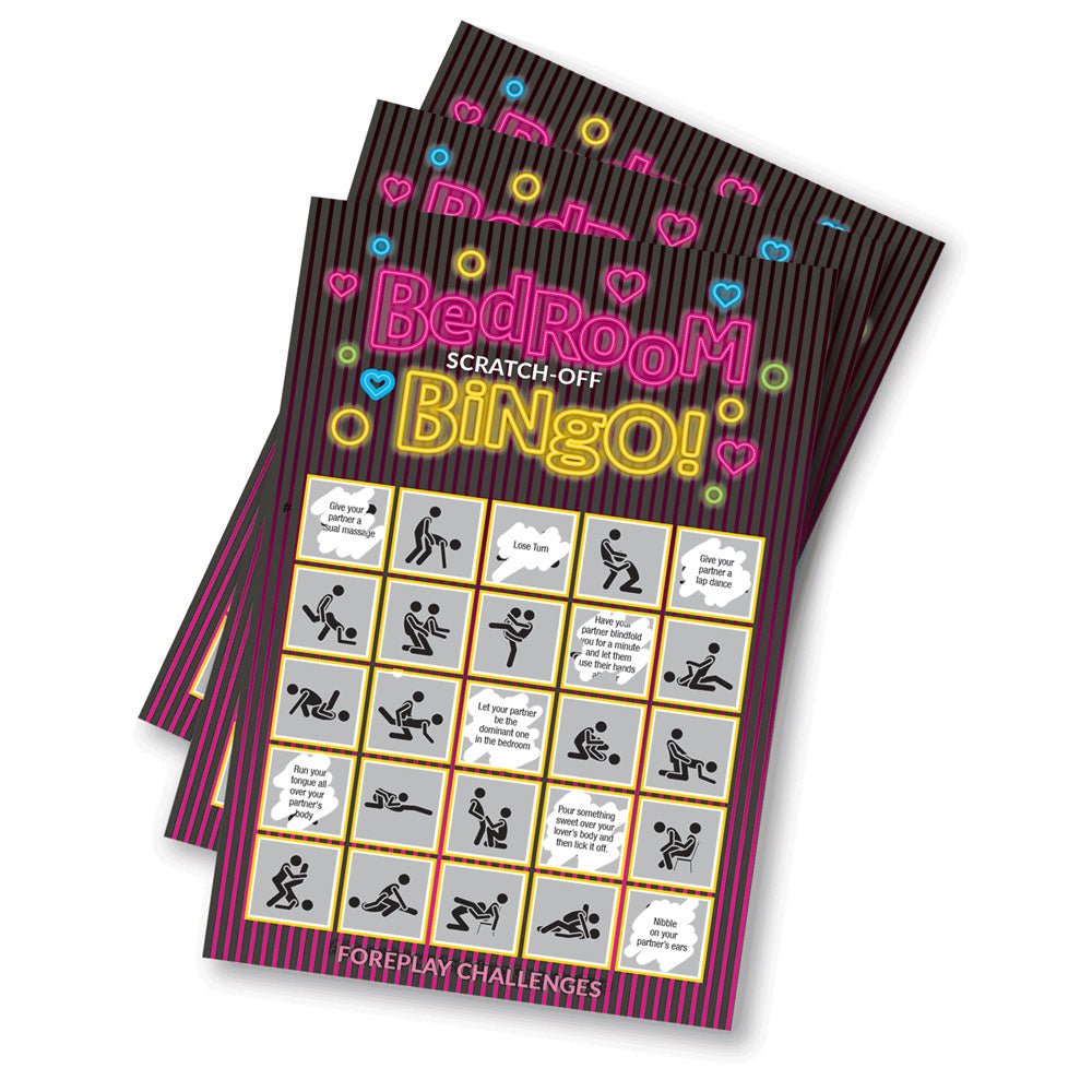 Bedroom Bingo - Foreplay Scratcher Card – Sex toys NZ by Naughtyhut. Discreet delivery nationwide.