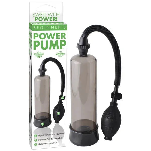 Penis Pumps category — Pipedream Beginner's Power Penis Pump – Smoke