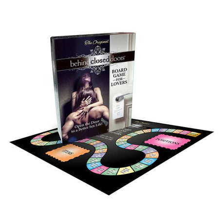 Buy Behind Closed Doors - Board Game for Lovers - Couples Game – Naughtyhut NZ sex toys online. Discreet delivery & top brands.