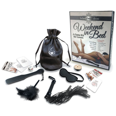 Buy Behind Closed Doors - Weekend In Bed - Couples Kit Game – Naughtyhut NZ sex toys online. Discreet delivery & top brands.