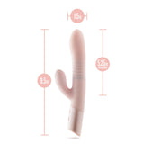 Buy Blush - Fraya - Pink - Pink 24.1 cm USB Rechargeable Thrusting Rabbit Vibrator – Naughtyhut NZ sex toys online. Discreet delivery & top brands.