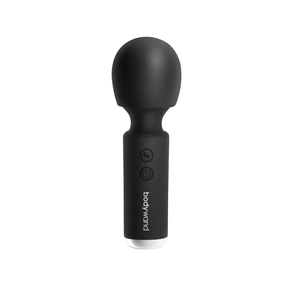 Bodywand 4.5'' Power Wand - Black 11.4 cm USB Rechargeable Massager Wand – Sex toys NZ by Naughtyhut. Discreet delivery nationwide.