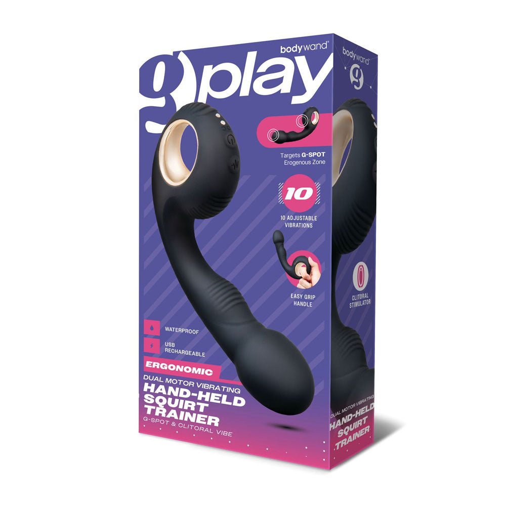 Bodywand G - Play Vibrating Squirt Trainer - Black 17 cm USB Rechargeable Vibrator – Sex toys NZ by Naughtyhut. Discreet delivery nationwide.