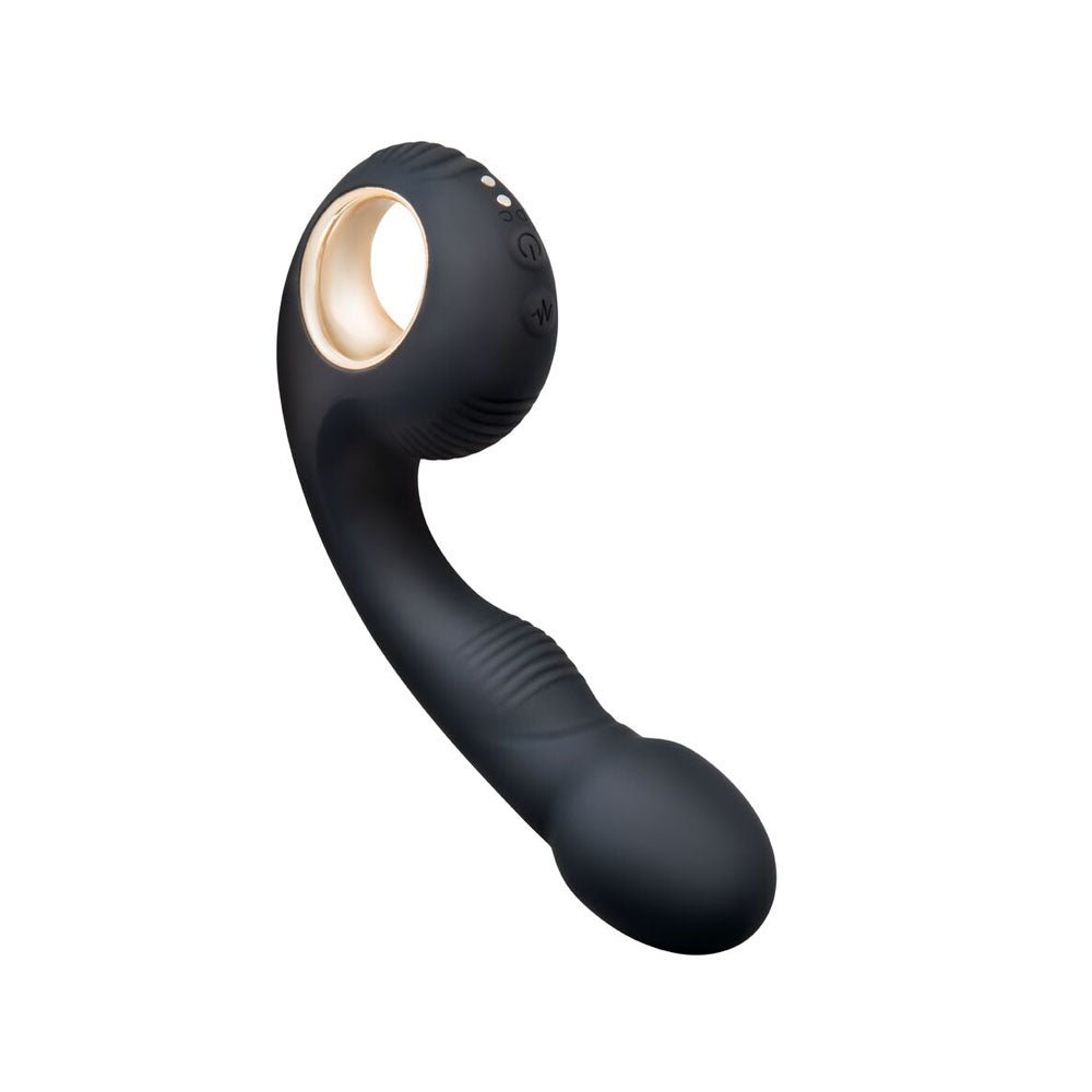 Bodywand G - Play Vibrating Squirt Trainer - Black 17 cm USB Rechargeable Vibrator – Sex toys NZ by Naughtyhut. Discreet delivery nationwide.