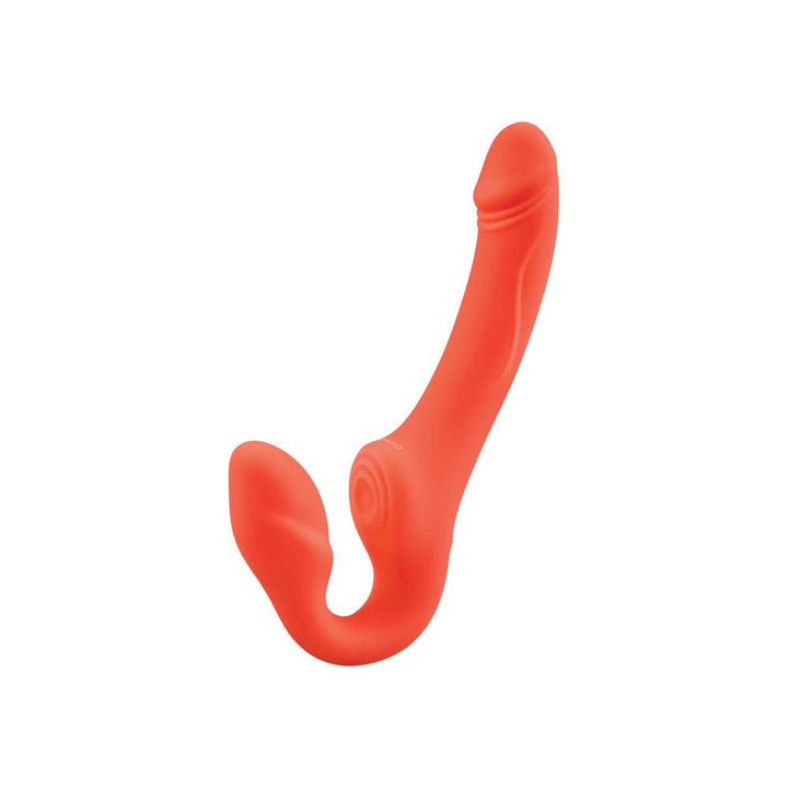 Bodywand ID Access Strapless Strap - On - Orange 15.2 cm USB Rechargeable Strapless Strap - On – Sex toys NZ by Naughtyhut. Discreet delivery nationwide.