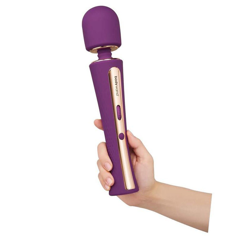 Bodywand Luxe Couture Wand - Purple 28.2 cm USB Rechargeable Massage Wand – Sex toys NZ by Naughtyhut. Discreet delivery nationwide.