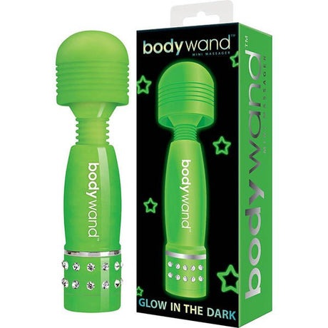 Buy Bodywand Mini - Glow in Dark Mini Massager Wand – Naughtyhut NZ sex toys online. Discreet delivery & top brands.
