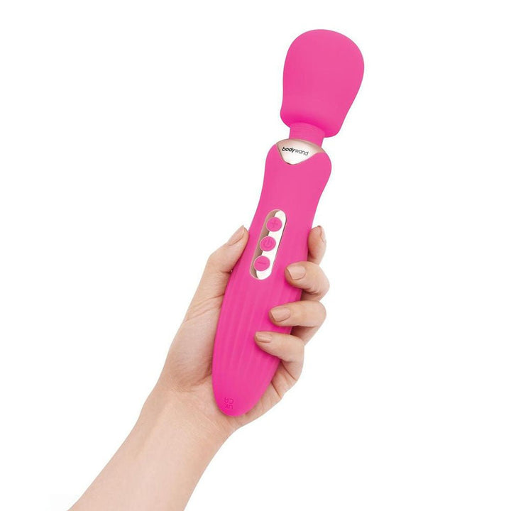 Bodywand RUMBLE WAND 10 Inch - Hot Pink 24 cm USB Rechargeable Massage Wand – Sex toys NZ by Naughtyhut. Discreet delivery nationwide.