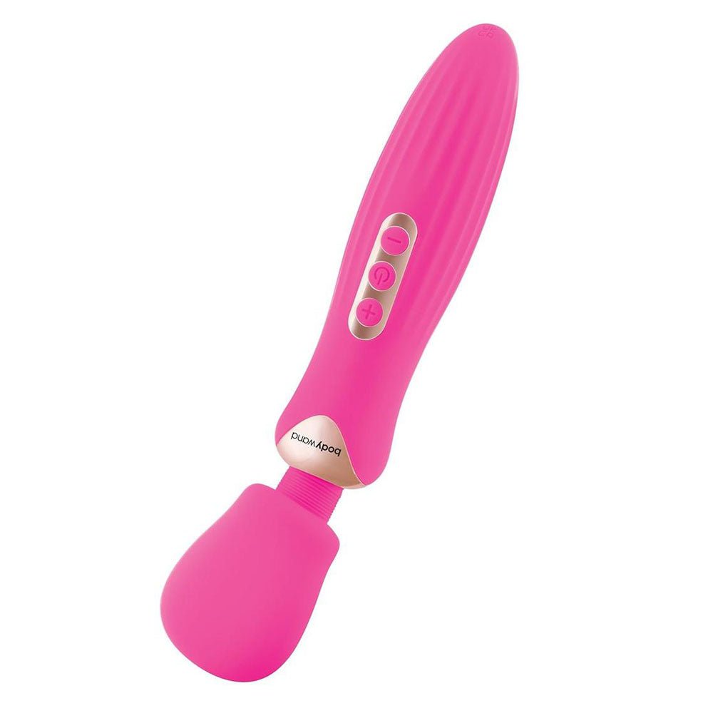 Bodywand RUMBLE WAND 10 Inch - Hot Pink 24 cm USB Rechargeable Massage Wand – Sex toys NZ by Naughtyhut. Discreet delivery nationwide.