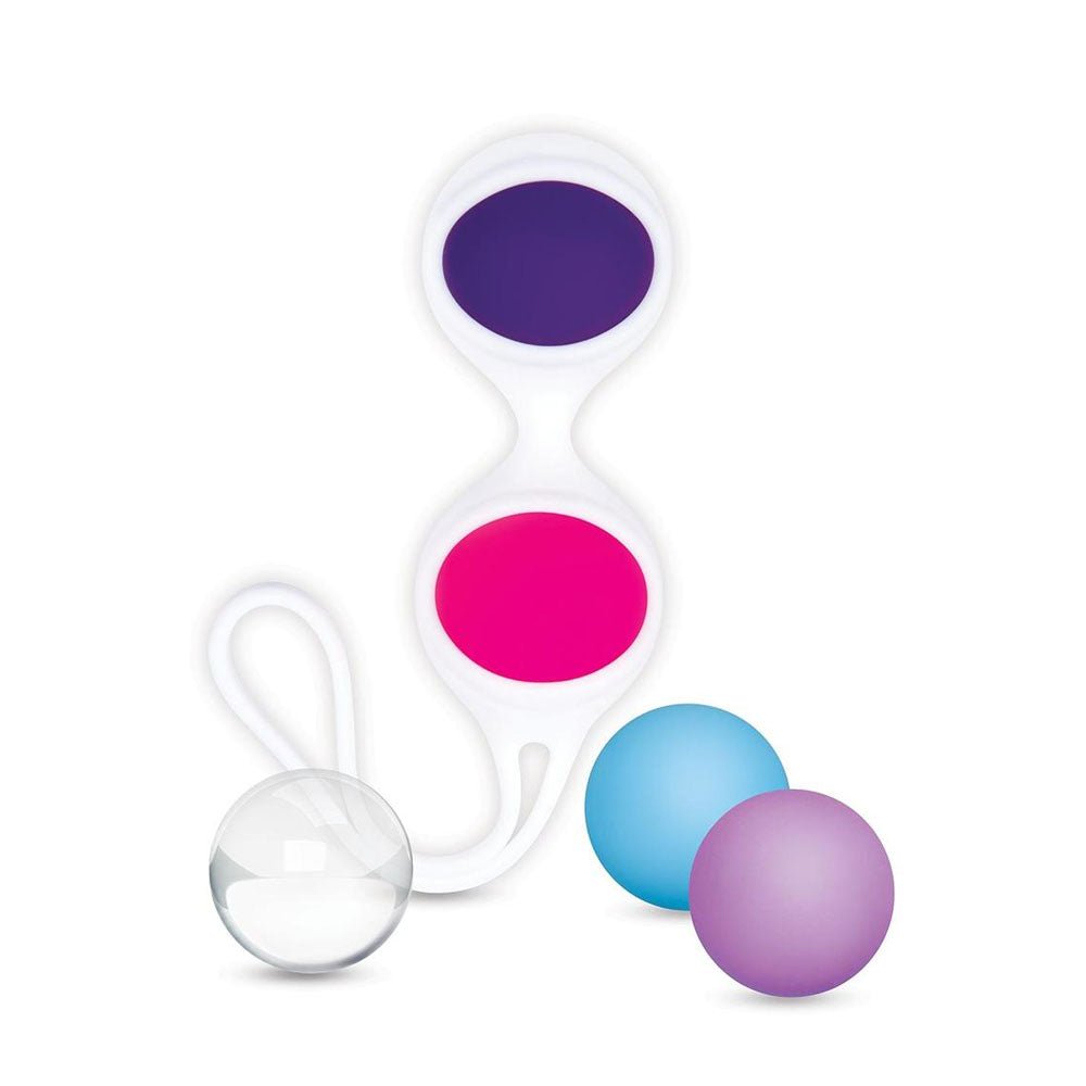Bodywand Squeeze Mix & Match Kegel Set - Coloured Weighted Kegel Balls Set – Sex toys NZ by Naughtyhut. Discreet delivery nationwide.