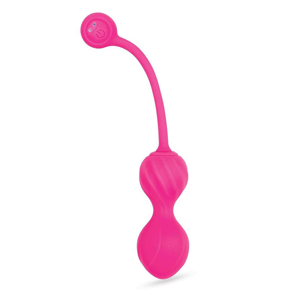 Buy Bodywand Squeeze Remote - Control Pelvic Floor Trainer - Pink USB Rechargeable Weighted Kegel Balls with Remote – Naughtyhut NZ sex toys online. Discreet delivery & top brands.
