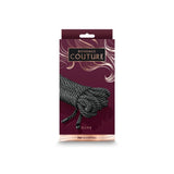 Buy Bondage Couture Rope - Black - Black Bondage Rope - 7.6 metre – Naughtyhut NZ sex toys online. Discreet delivery & top brands.