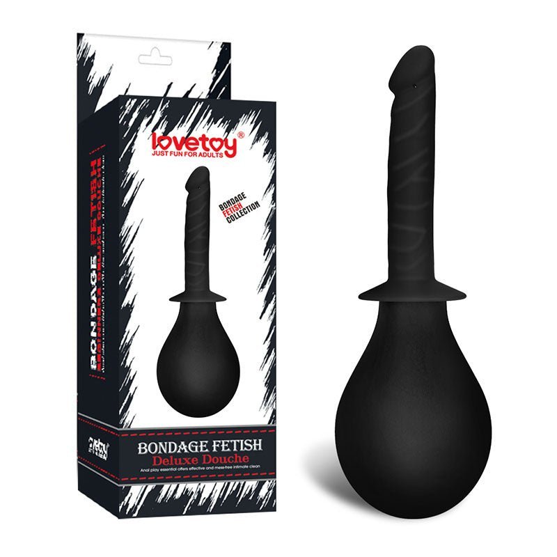 Bondage Fetish Deluxe Douche - Black Unisex Douche – Sex toys NZ by Naughtyhut. Discreet delivery nationwide.