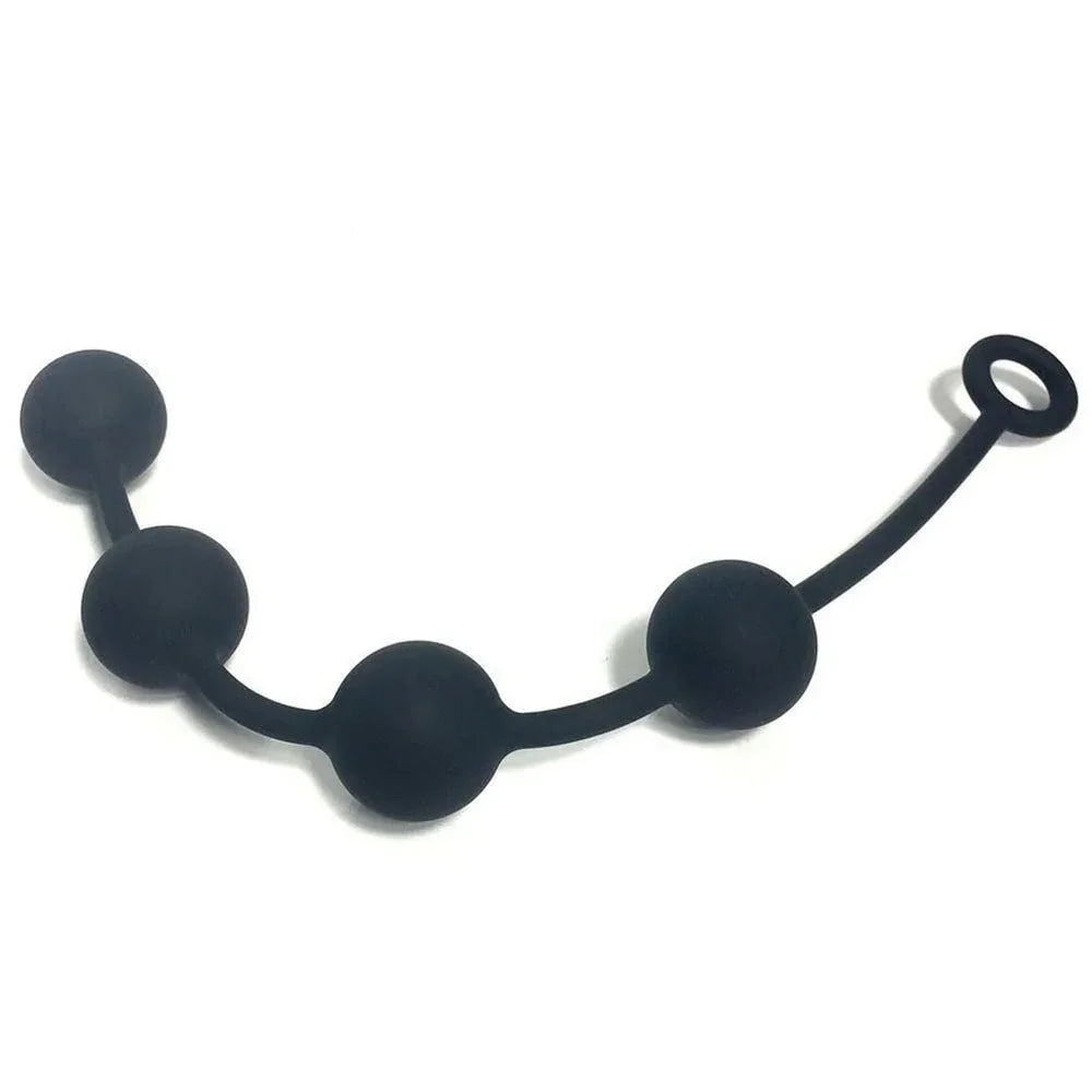 Boneyard Ass Ballz M - Black 40 cm Medium Anal Balls – Sex toys NZ by Naughtyhut. Discreet delivery nationwide.