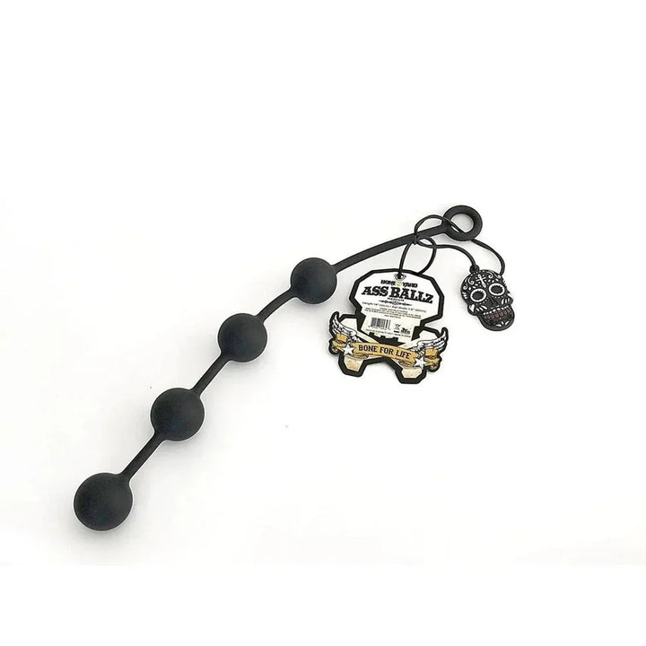 Boneyard Ass Ballz M - Black 40 cm Medium Anal Balls – Sex toys NZ by Naughtyhut. Discreet delivery nationwide.
