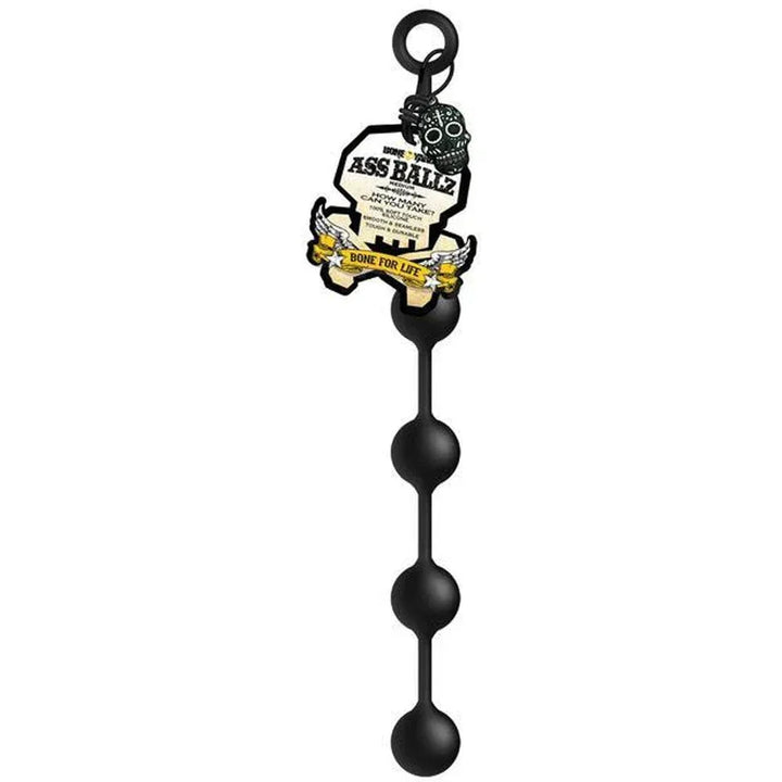 Boneyard Ass Ballz M - Black 40 cm Medium Anal Balls – Sex toys NZ by Naughtyhut. Discreet delivery nationwide.