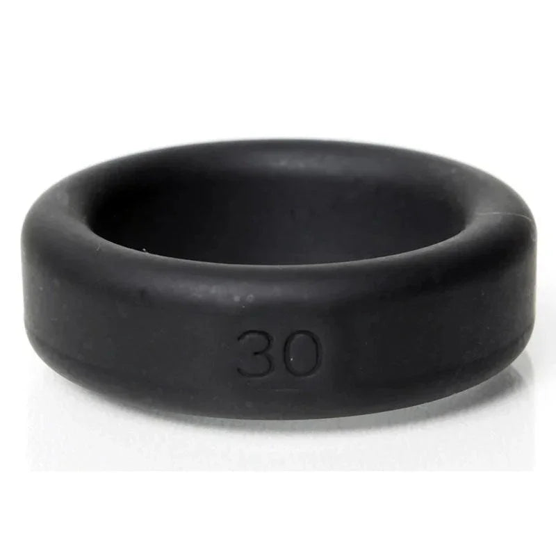 Boneyard Silicone Ring 30 mm lying flat, 30 mark on the front edge