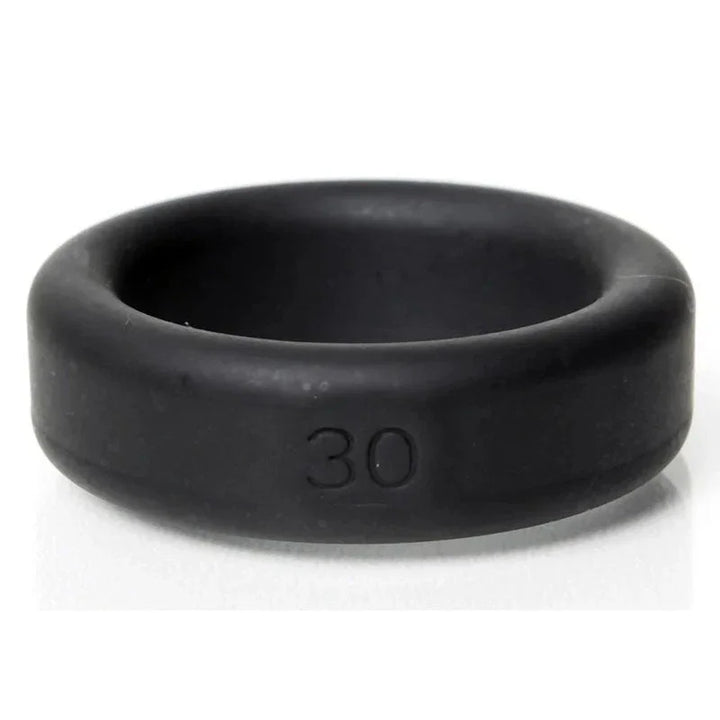 Boneyard Silicone Ring 30 mm lying flat, 30 mark on the front edge