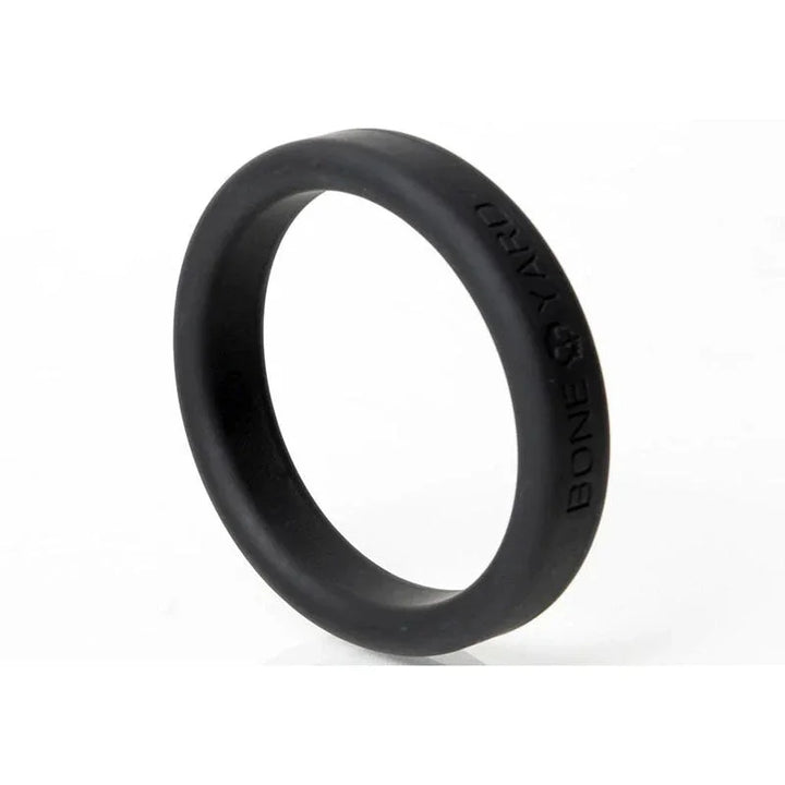 Boneyard Silicone Ring 50 mm tilted, embossed branding along the rim
