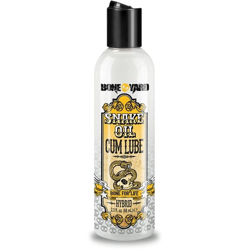 Boneyard Snake Oil Cum Lube - Hybrid Cum Lubricant - 60 ml Bottle – Sex toys NZ by Naughtyhut. Discreet delivery nationwide.