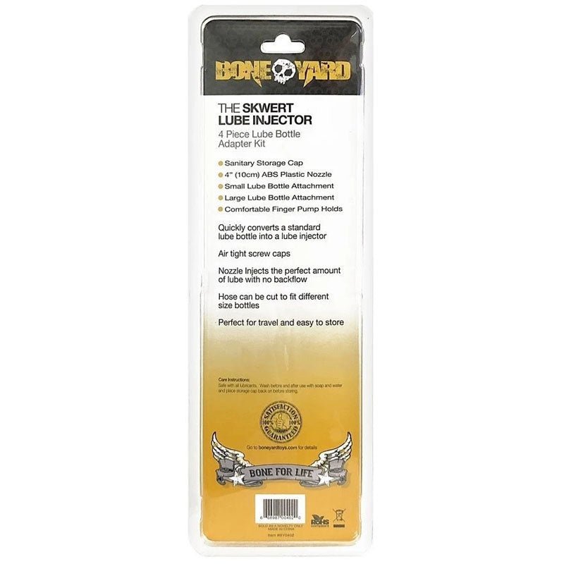 Buy Boneyard The Skwert - 5 Piece Water Bottle Douche Adapter Kit – Naughtyhut NZ sex toys online. Discreet delivery & top brands.