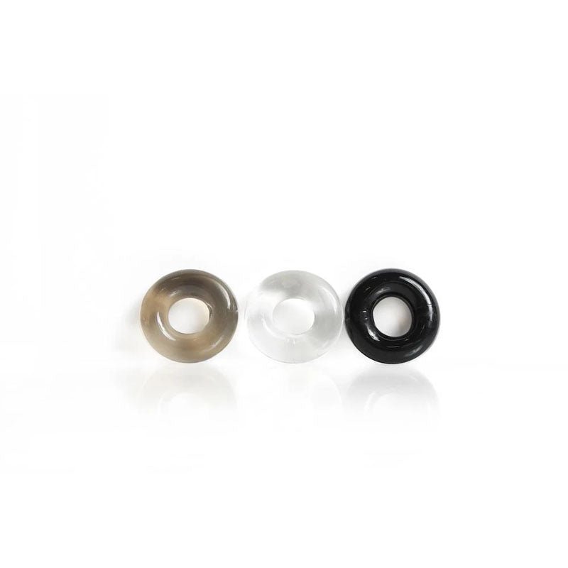 Buy Boneyard Triple Play Cock Rings - 3 Pack – Naughtyhut NZ sex toys online. Discreet delivery & top brands.