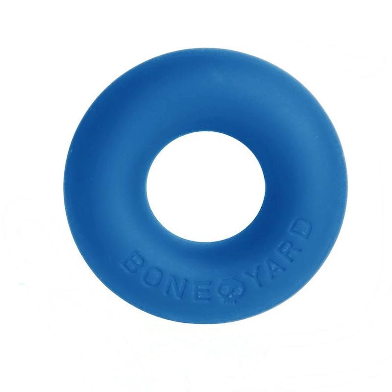 Boneyard Ultimate Silicone Cock Ring Blue - Blue 50mm Cock Ring – Sex toys NZ by Naughtyhut. Discreet delivery nationwide.