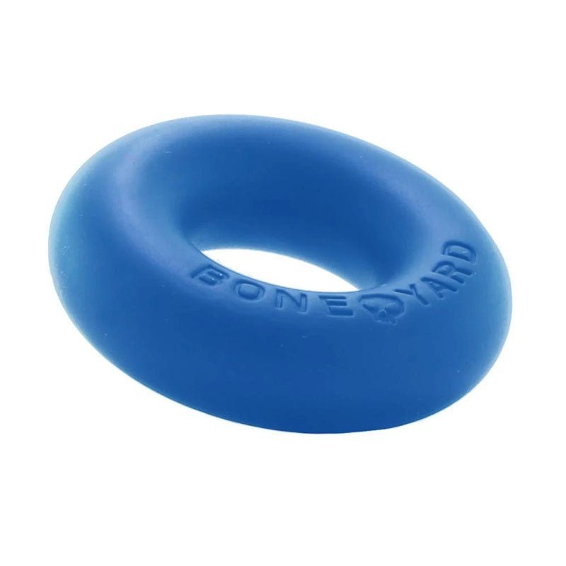 Boneyard Ultimate Silicone Cock Ring Blue - Blue 50mm Cock Ring – Sex toys NZ by Naughtyhut. Discreet delivery nationwide.