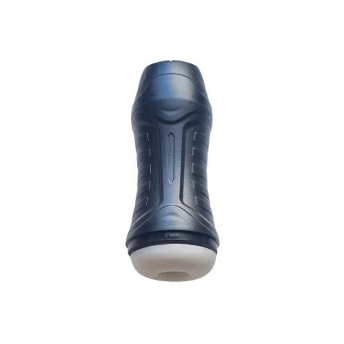 Bonnd Blown stroker in navy blue, contoured case with white sleeve opening