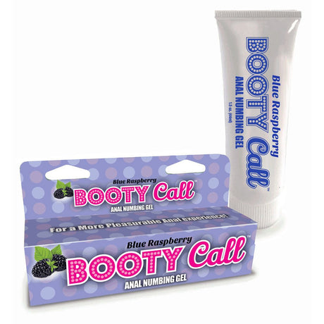 Buy Booty Call Anal Numbing Gel - Blue Raspberry Flavoured Anal Numbing Gel - 44 ml (1.5 oz) Tube – Naughtyhut NZ sex toys online. Discreet delivery & top brands.