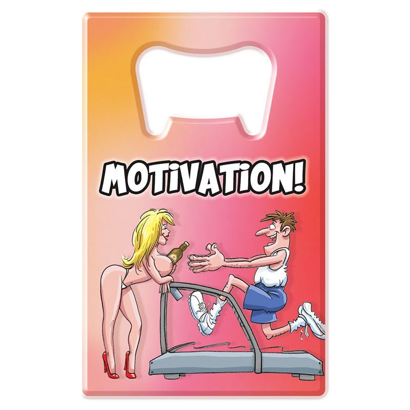 Bottle Opener - Motivation - Novelty Bottle Opener – Sex toys NZ by Naughtyhut. Discreet delivery nationwide.