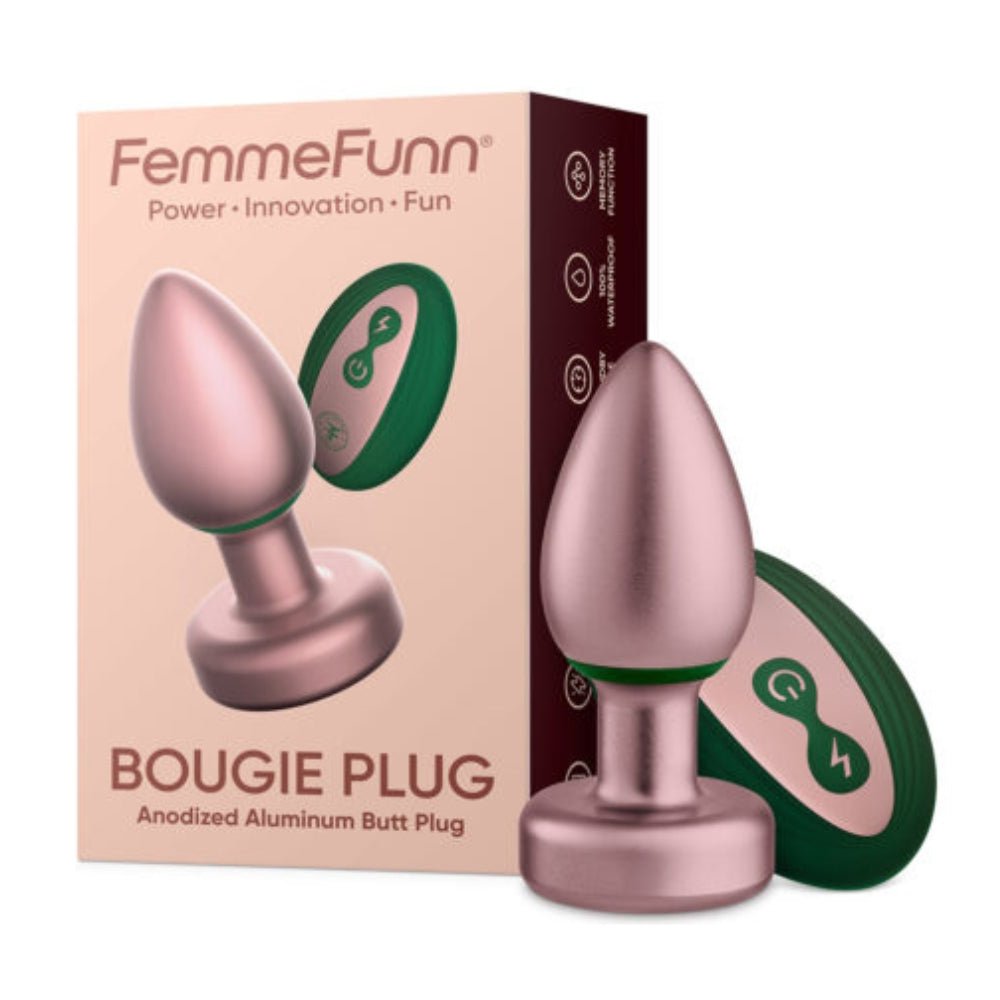 Bougie Plug - Rose Gold – Sex toys NZ by Naughtyhut. Discreet delivery nationwide.