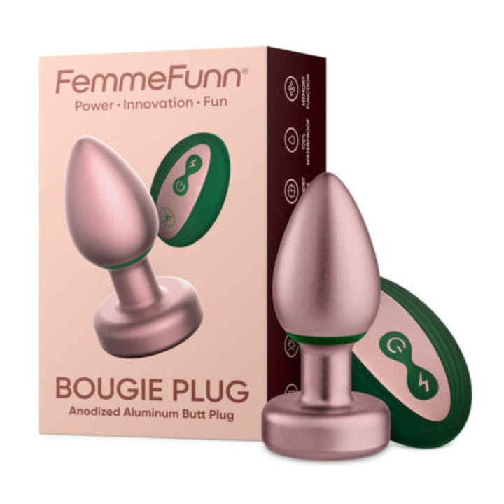 Bougie Plug - Rose Gold – Sex toys NZ by Naughtyhut. Discreet delivery nationwide.