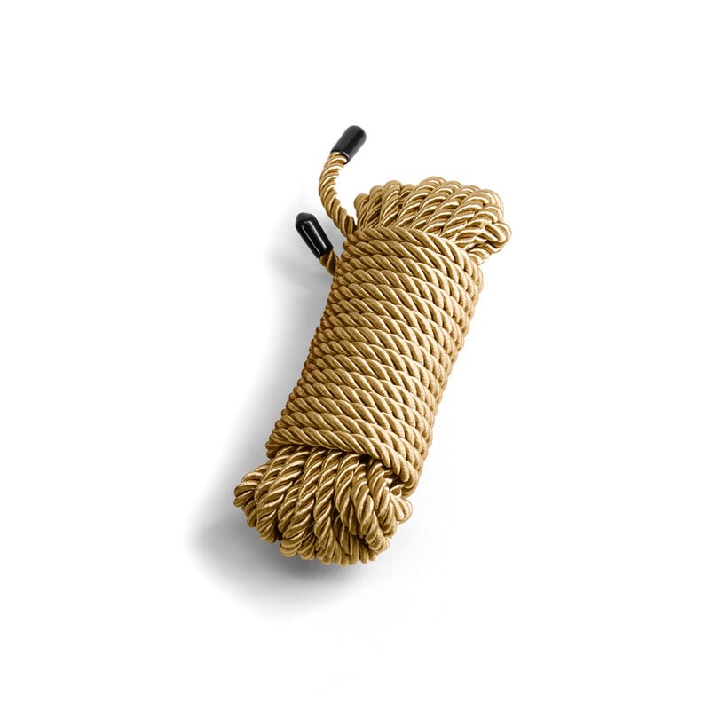 Buy Bound Rope - Gold - Gold Bondage Rope - 7.6 metre length – Naughtyhut NZ sex toys online. Discreet delivery & top brands.