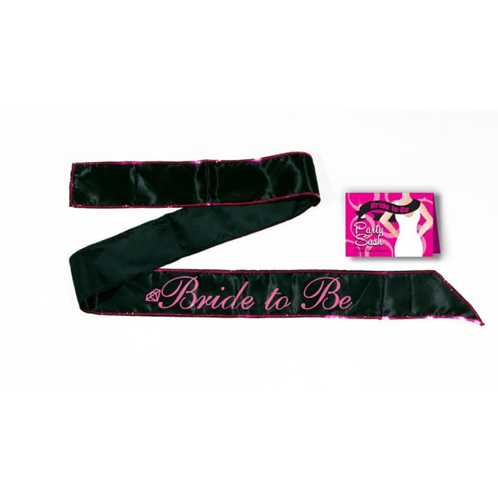 Bride - To - Be Sash - Black Hens Party Sash – Sex toys NZ by Naughtyhut. Discreet delivery nationwide.