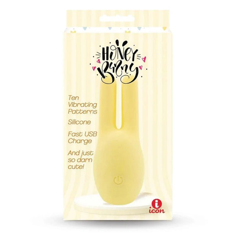 Buzzy Buddy, Honey Bunny - Yellow - Yellow USB Rechargeable Stimulator – Sex toys NZ by Naughtyhut. Discreet delivery nationwide.